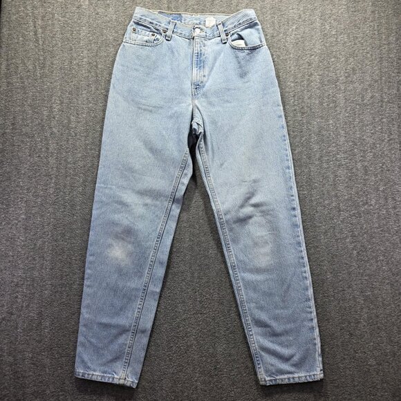 Vintage Levis 550 Jeans Womens 10 Light Wash Blue Relaxed Tapered High Rise 90s - Picture 2 of 9